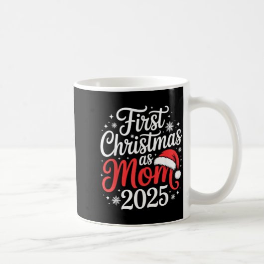 First Christmas As Mom 2025 Family Matching New Mo Kaffeetasse (Rechts)