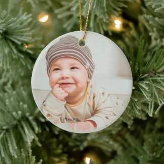 First Christmas Baby Foto Keramik Ornament