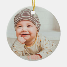 First Christmas Baby Foto Keramik Ornament