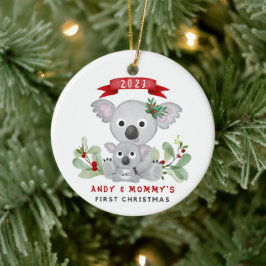 First Christmas Baby & Mommy Ornament