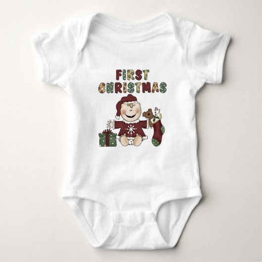 First Christmas Girl Tshirts & Gifts (Vorderseite)