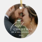 First Christmas Married Mr & Mrs Ornament (Vorne)