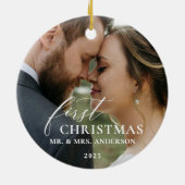 First Christmas Married Mr & Mrs Ornament (Hinten)