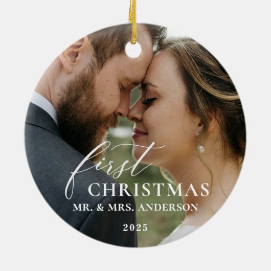 First Christmas Married Mr & Mrs Ornament (Hinten)