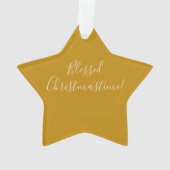 First Christmas nativity Ornament (Rückseite)