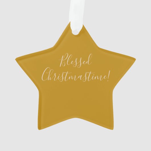 First Christmas nativity  Ornament (Rückseite)