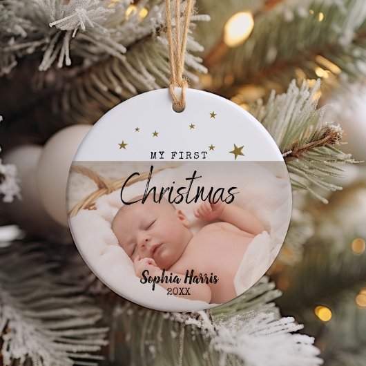 First Christmas New Baby Keramik Ornament