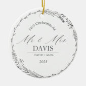 First Christmas New Weds Ornament (Vorne)