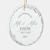 First Christmas New Weds Ornament (Links)