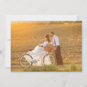 First Christmas Newlyweds Holiday Multi Foto Card Einladung (Rückseite)