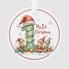 First Christmas Ornament – Elves