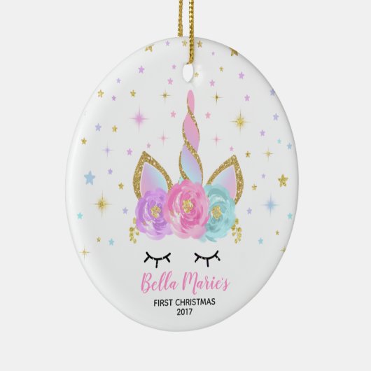 First Christmas Ornament Unicorn (Rechts)