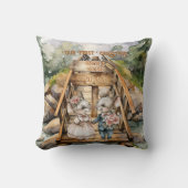 First Christmas Outdoorsy Couple neu Kissen (Vorderseite)