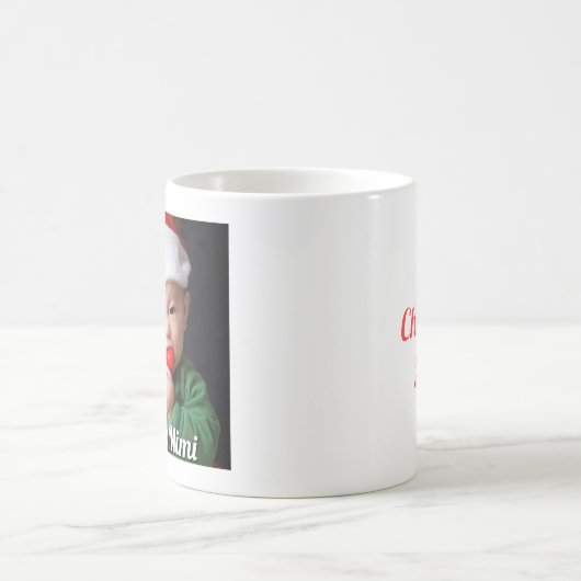 First Christmas Photo Mimi Kaffeetasse (Mittel)