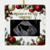 First Christmas Pregnancy Ultrasound Ornament (Vorderseite)