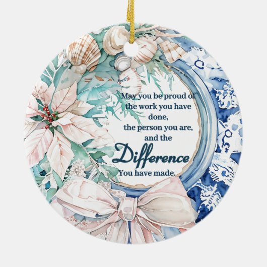 First Christmas Remüath Keramik Ornament (Hinten)