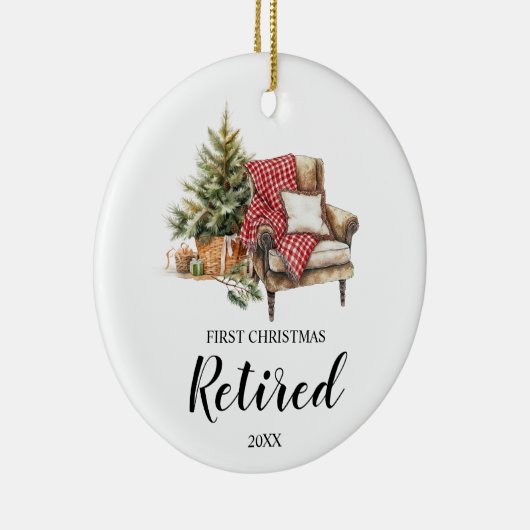 First Christmas Remüde Geschenk Keramik Ornament (Rechts)