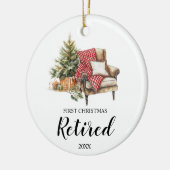 First Christmas Remüde Geschenk Keramik Ornament (Links)