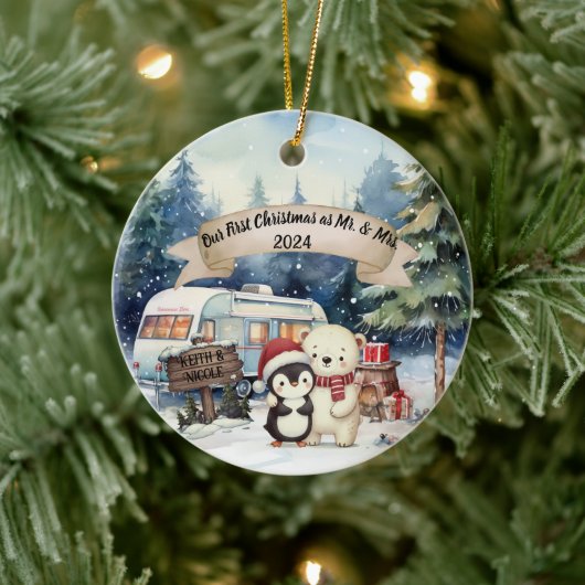 First Christmas RV Couple New Ornament (Baum)