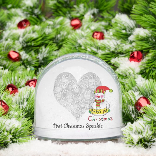 First Christmas Sparkle – Snowman Design Schneekugeln (Weihnachten)
