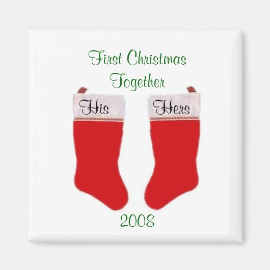 First Christmas Together Magnet (Vorne)