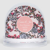 First Christmas together winter berries Schneekugeln (Vorderseite)