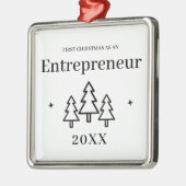 First Christmas Unternehmer Luxus Stil Ornament Aus Metall (Links)