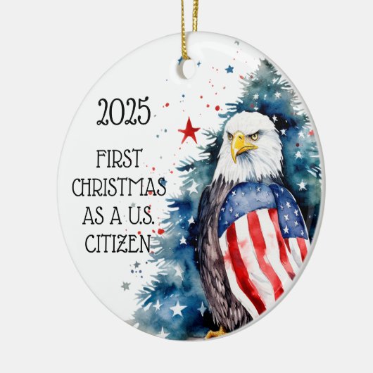 First Christmas US Citizen Ornament Eagle (Links)