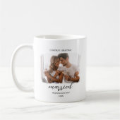 First Christmas Verheiratet Elegante Foto New York Kaffeetasse (Links)