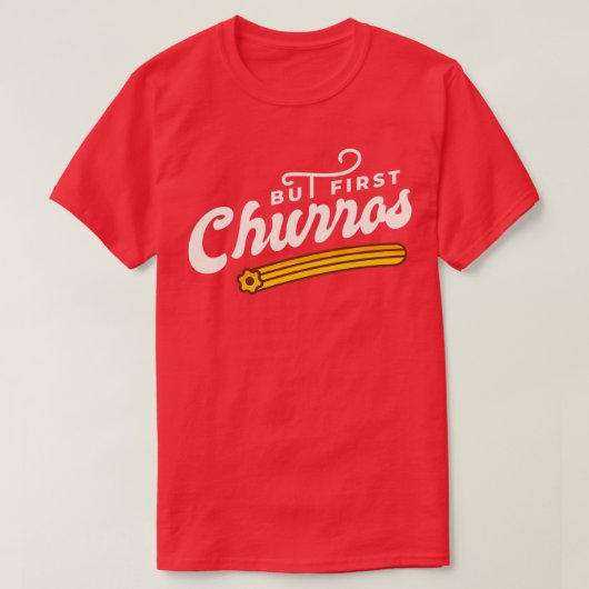 FIRST CHURROS T-Shirt (Design vorne)