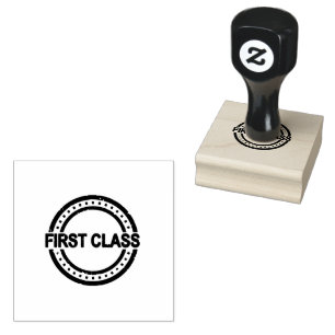 FIRST CLASS Kreisform Exzellenz Jet Black Tinte Gummistempel