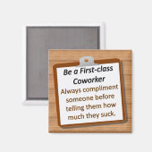 First Class Magnet (Vorderseite/Rückseite)