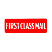 First Class Mail (Vorne)