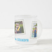 First Class Opa Best Opa 3 individuelle Fotos Mattglastasse (VorderseiteRechts)