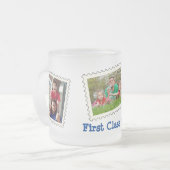 First Class VATER Best Vater Ever 3 benutzerdefini Mattglastasse (Vorderseite Links)