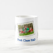 First Class VATER Bester Vater Jeden benutzerdefin Kaffeetasse (Mittel)