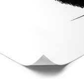 First Coffee Then Meow – Funny Cat Coffee Lover Poster (Ecke)