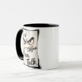 First Coffee Then Talk mug Tasse (Vorderseite Links)