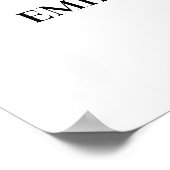 First Comes Liebe die kommen Pizza Probe Abendesse Poster (Ecke)