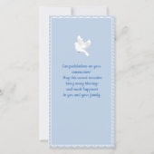 First Communion Black Boy Dankeskarte (Rückseite)