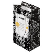 First Communion Blonde Hair Boy Danke Kleine Geschenktüte (Vorderseite Schrägansicht)