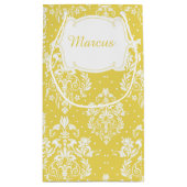 First Communion Blonde Hair Boy Danke Kleine Geschenktüte (Rückseite)