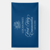 First Communion Blue banner backdrop (Vertikal)