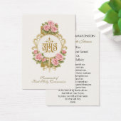 First Communion Catholic Remembrance Holy Card (Schreibtisch)