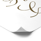 First Communion chalice crest greenery Poster (Ecke)