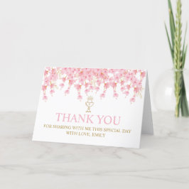 First Communion Cherry Blossom thank you card Dankeskarte