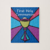 First Communion Congratulations and Blessings Puzzle (Vertikal)