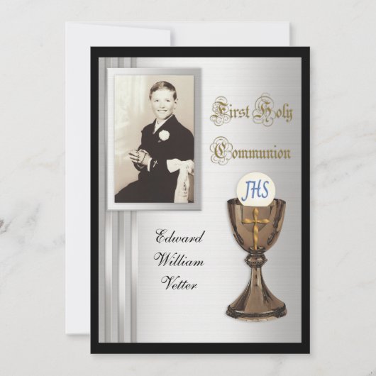 First Communion Einladung (Vorderseite)