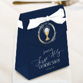 First Communion elegant blau Geschenkschachtel