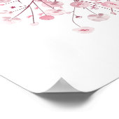 First Communion floral welcome Poster (Ecke)